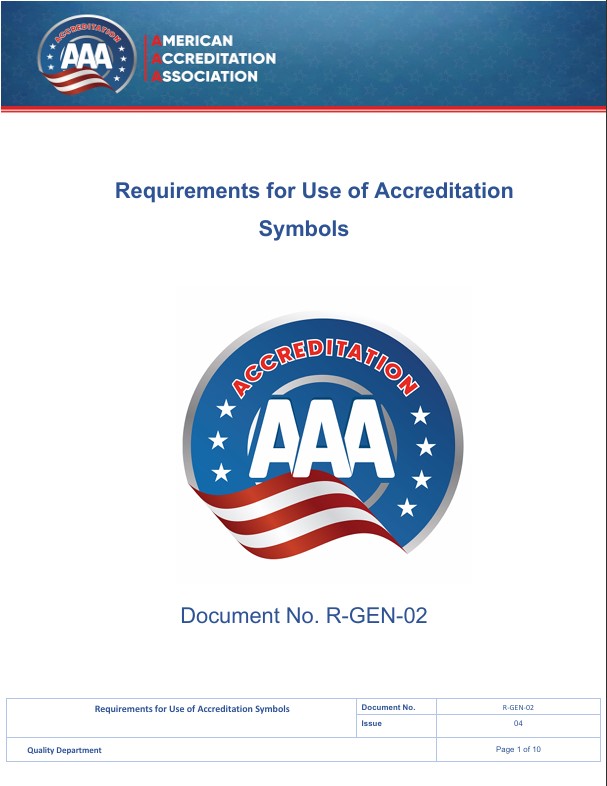 Requirement Of Accreditation