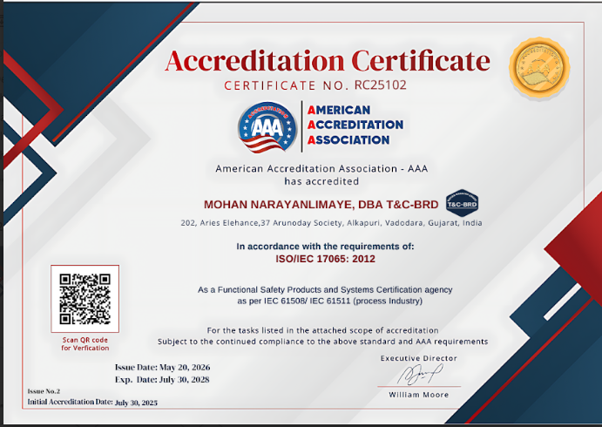 AAA<br>ISO/IEC 17065