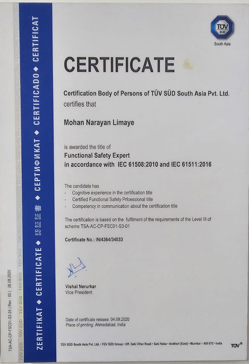 Functional Safety Expert