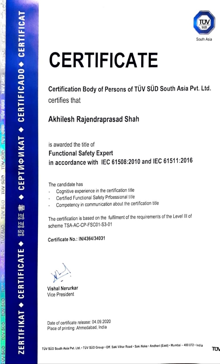 Certificate of Recognition