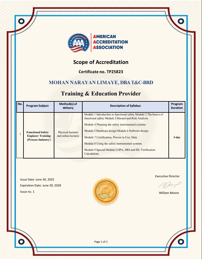 Training &amp; Education Provider - Scope